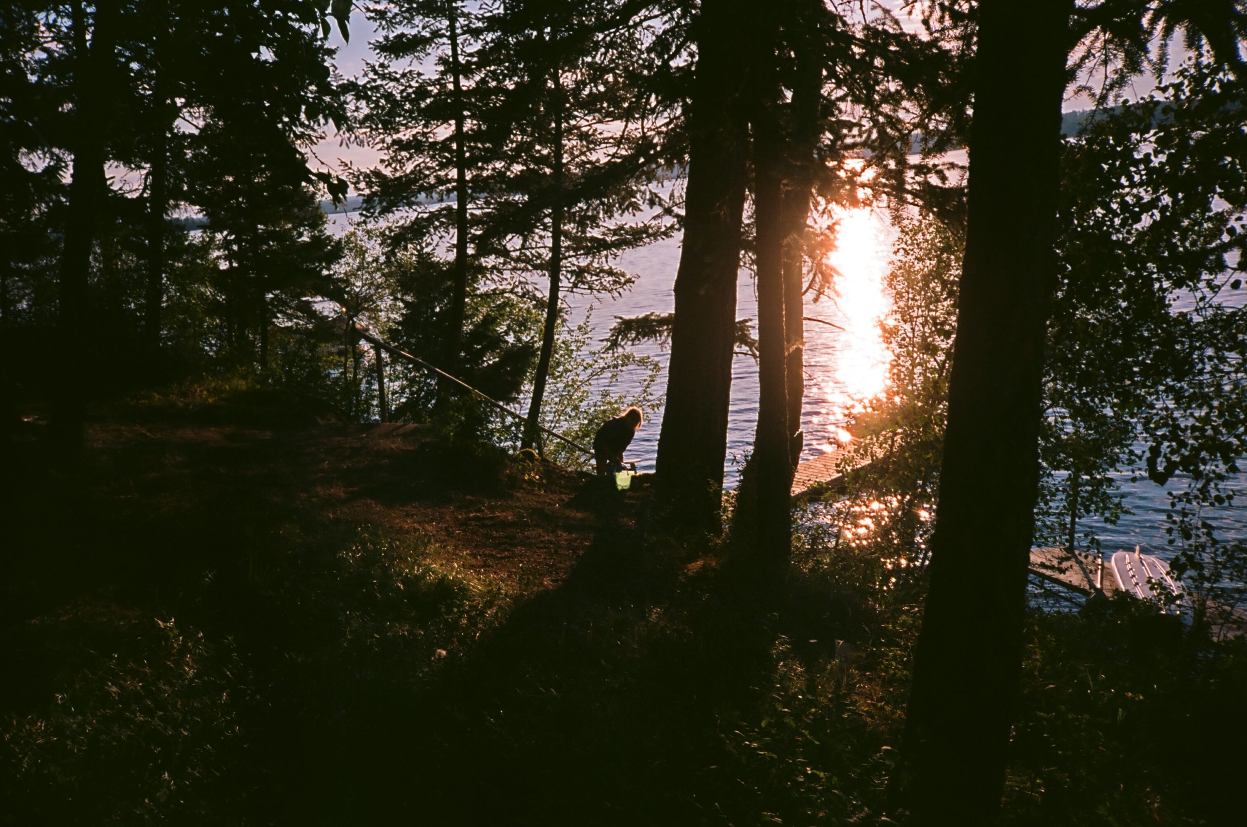 Lake sunset